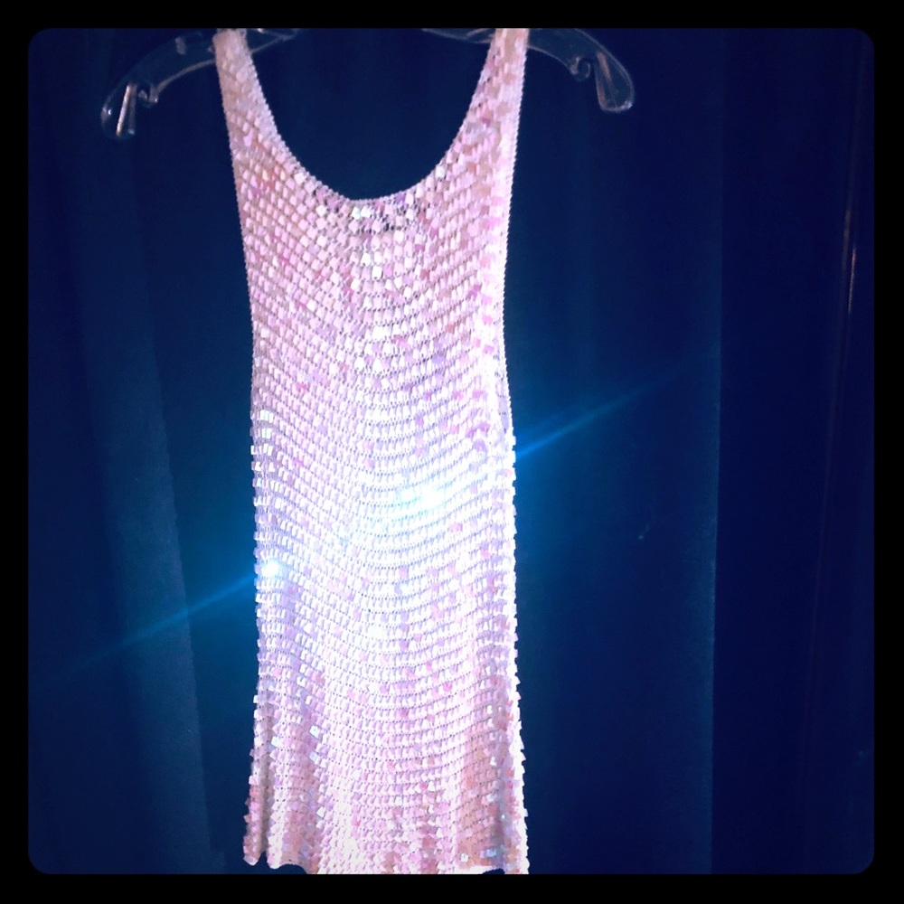 White House Black Market sequined mini dress.